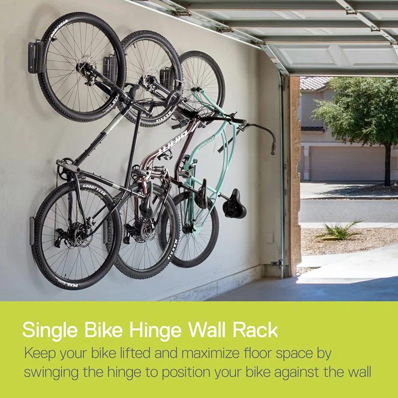 Single Bike Hinge Wall Mount Rack