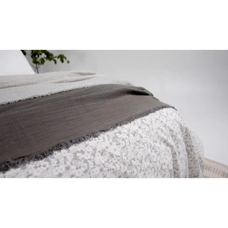 Pom Pom At Home June Floral and Stripe Reversible 100% Cotton Sham