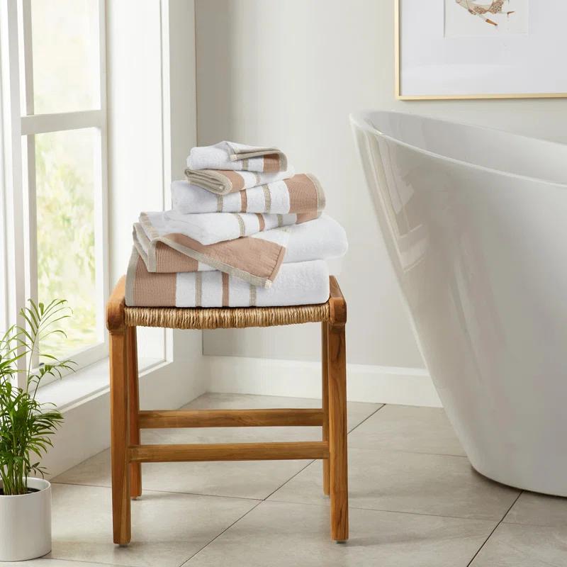 FreshFolds Cotton Blend Decorative 6-Piece Towel Set