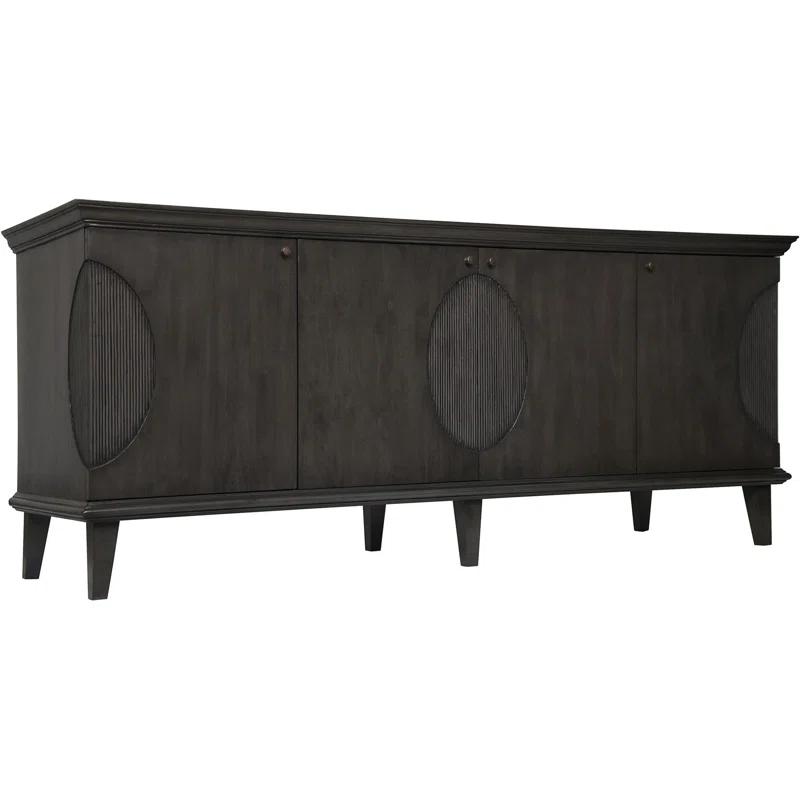 Noir Dumont 74.5'' Solid Wood Sideboard