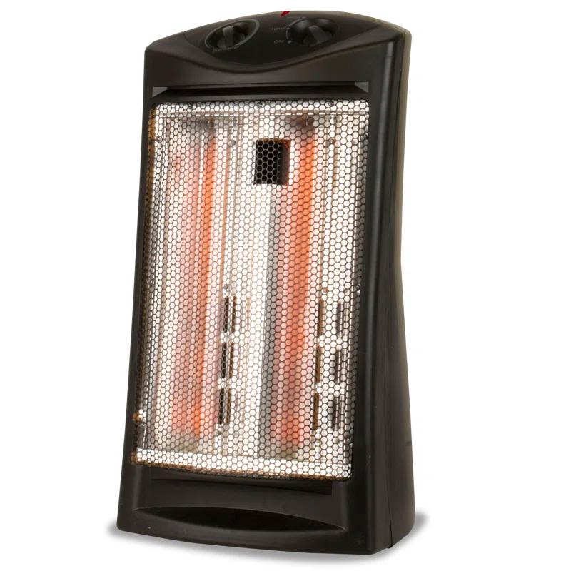 BLACK+DECKER Quartz 1500 Watt Electric Infrared Tower Heater with Manual Control