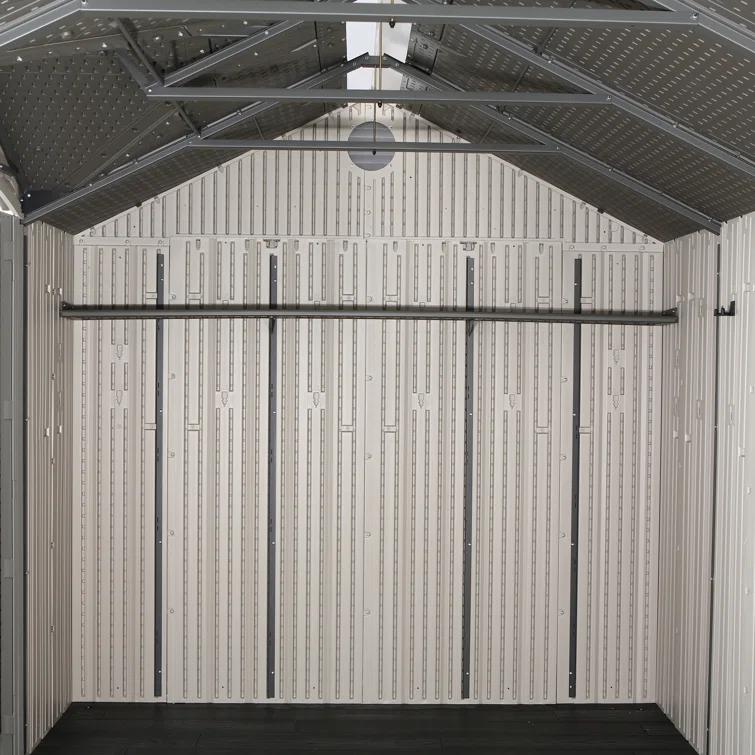 Lifetime 17.5 Ft. x 8 Ft. High-Density Polyethylene (Plastic) Steel Reinforced Outdoor Storage Shed
