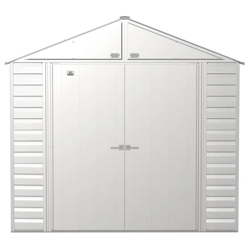 Arrow 8 ft. W x 8 ft. D Galvanized Steel Storage Shed