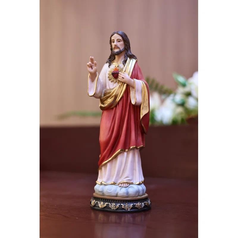Hi-Line Gift Ltd. Sacred Heart of Jesus Statue Religious Decor