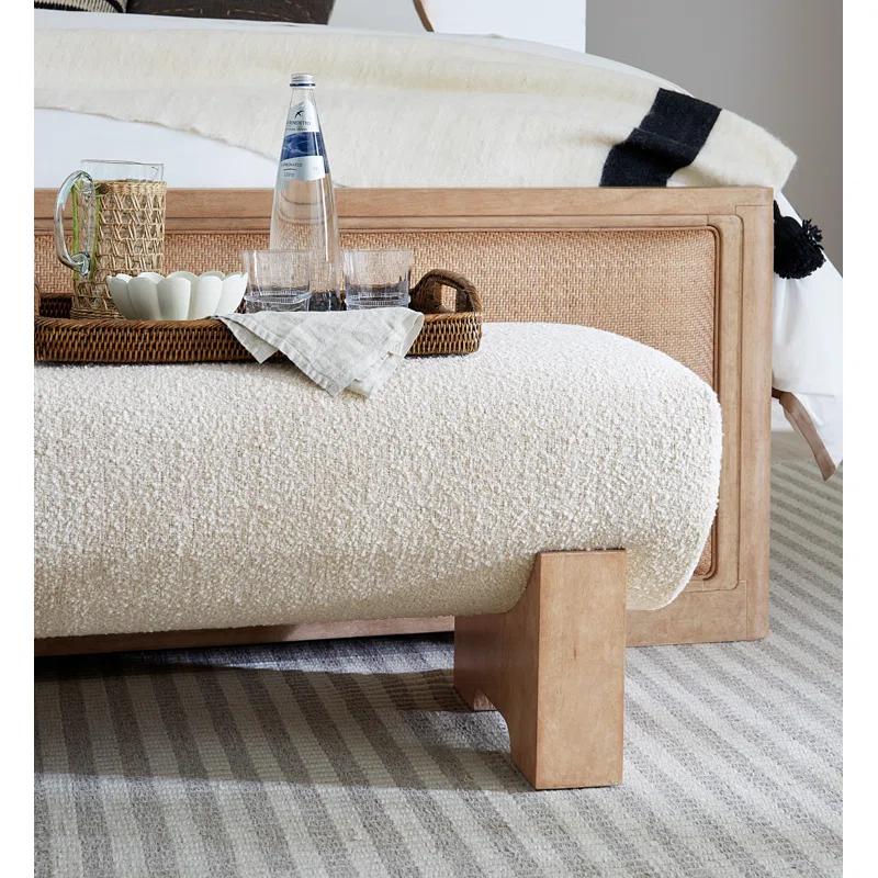 Hooker Furniture Retreat Polyester Blend Upholstered Bench