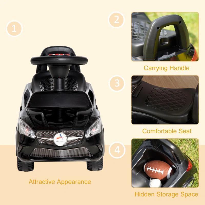 Aosom 1 Seater All-Terrain Vehicles Push/Pull Ride On