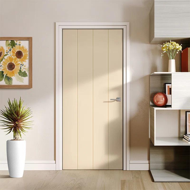 Calhome Paneled Manufactured Wood Hollow Standard Door | Wayfair