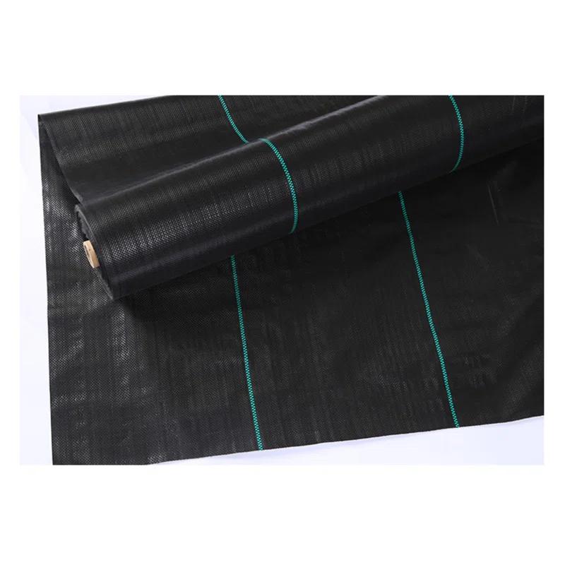 e-Joy Black Weed Barrier Landscape Premium Fabric-Heavy Duty Woven Ground Cloth With Superior Permeability Weed Control Convenient Design