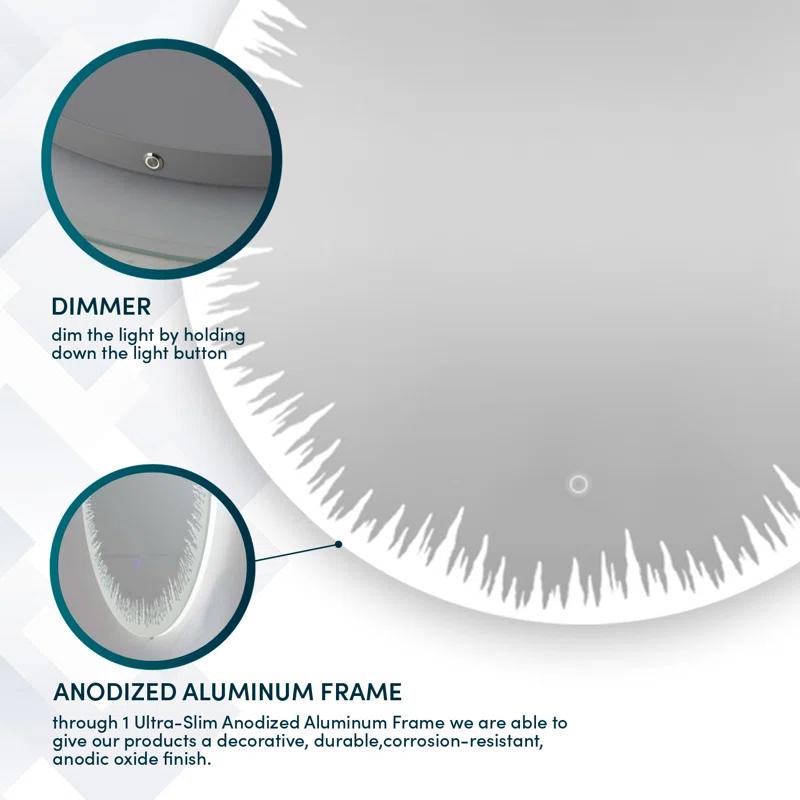 Flat LED Wall Mirror
