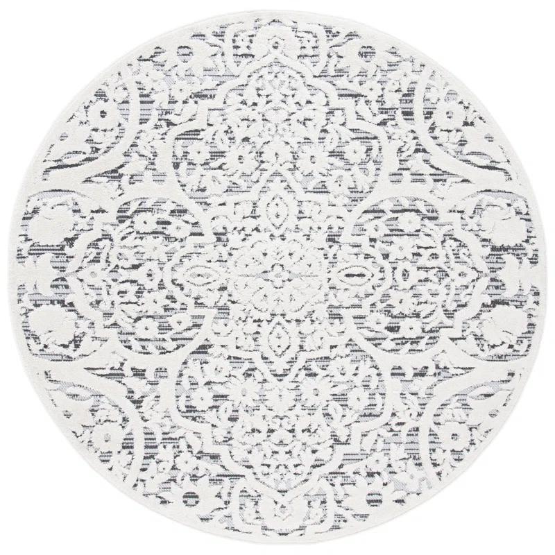 Kelly Clarkson Home Jake Oriental Ivory/Gray Indoor / Outdoor Area Rug