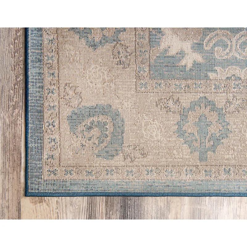 RugPal Linz Oriental Blue Area Rug