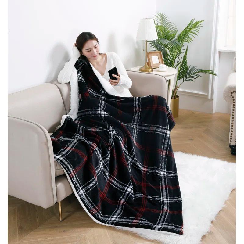 ELLE Home Heated Throw Blanket