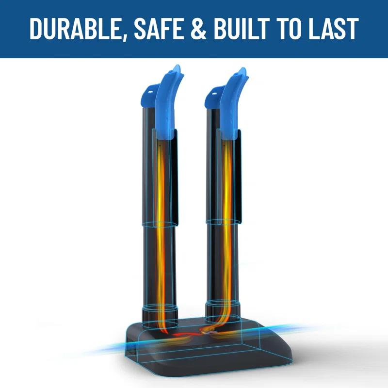 BEACHWATER POOL & SPA, LLC Convection Boot Dryer For Work Boots, Silent Boot Warmer, Energy-Efficient Shoe Dryer With Fanless Feature To Reduce Smells – Ideal For Sneakers, Cleats, And Winter Gear, Ski Boots, Gloves, & Shoes