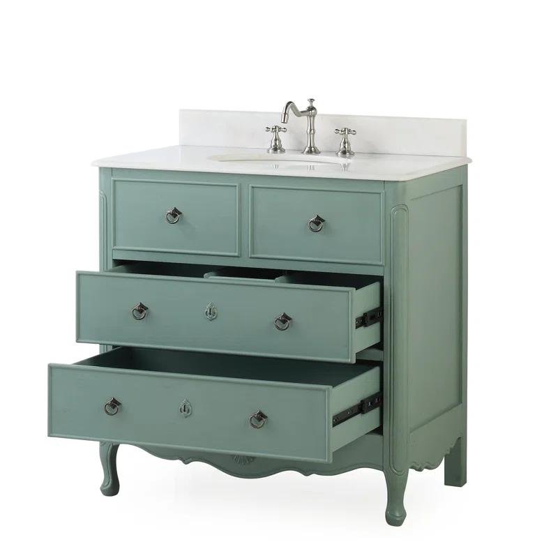 Canora Grey Medina 34'' Free Standing Single Bathroom Vanity Set