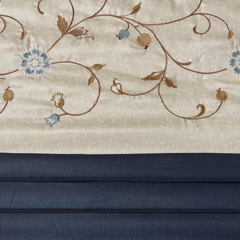 Serene Embroidered 7 Piece Comforter Set