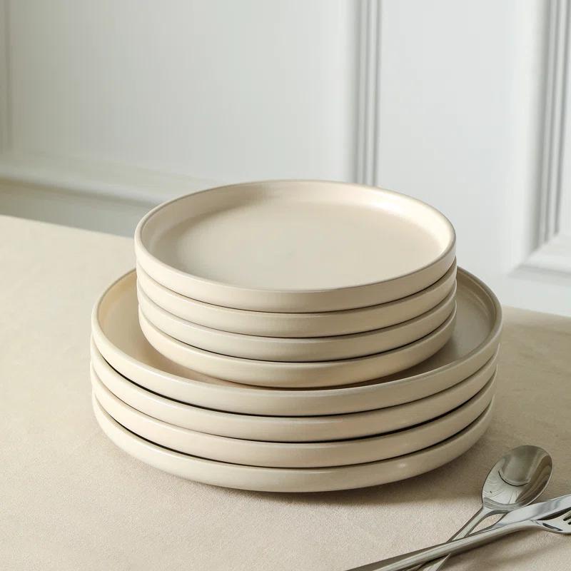 Earth & Clay Amber 24-Piece Dinnerware Set Stoneware