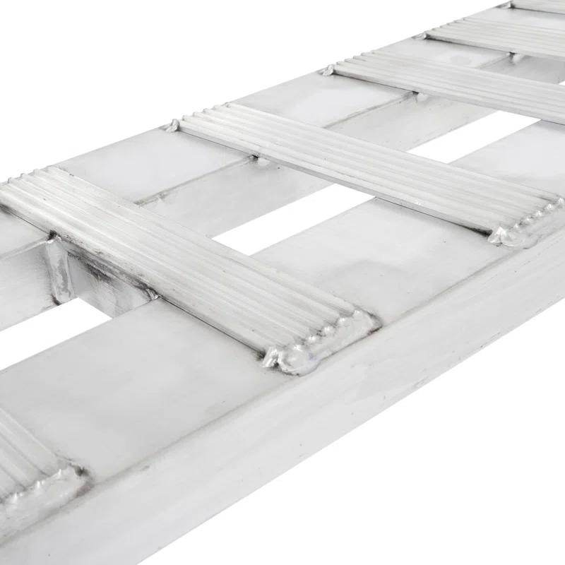 HD Ramps 72" Aluminum Truck Car Auto Trailer Ramps Auto Hauler Hook Ends 4000 lb