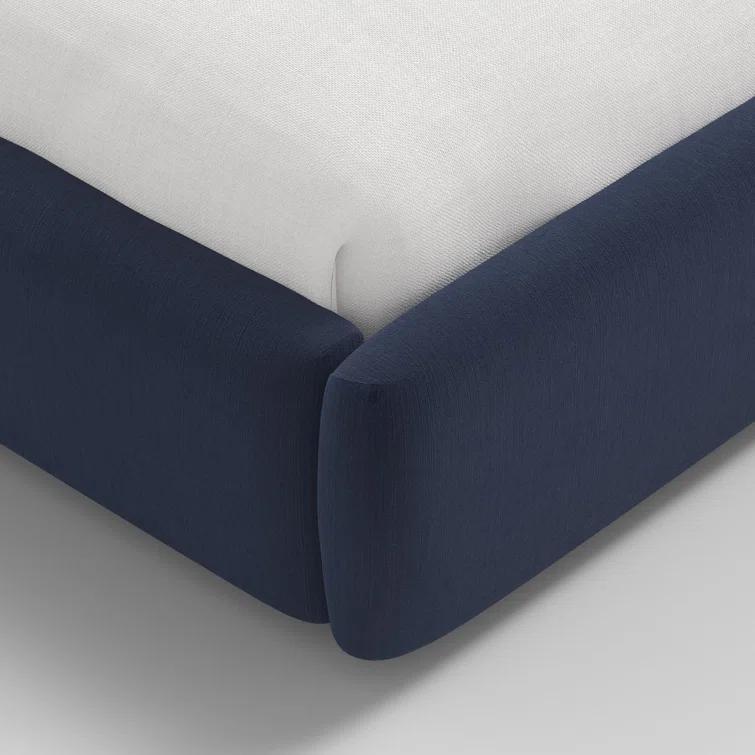 Zien Bed - Blue Velvet / King