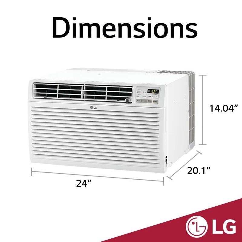 LG LG 9,800 BTU Through the Wall Air Conditioner, 230/208V, Cools up to 440 Sq. Ft.