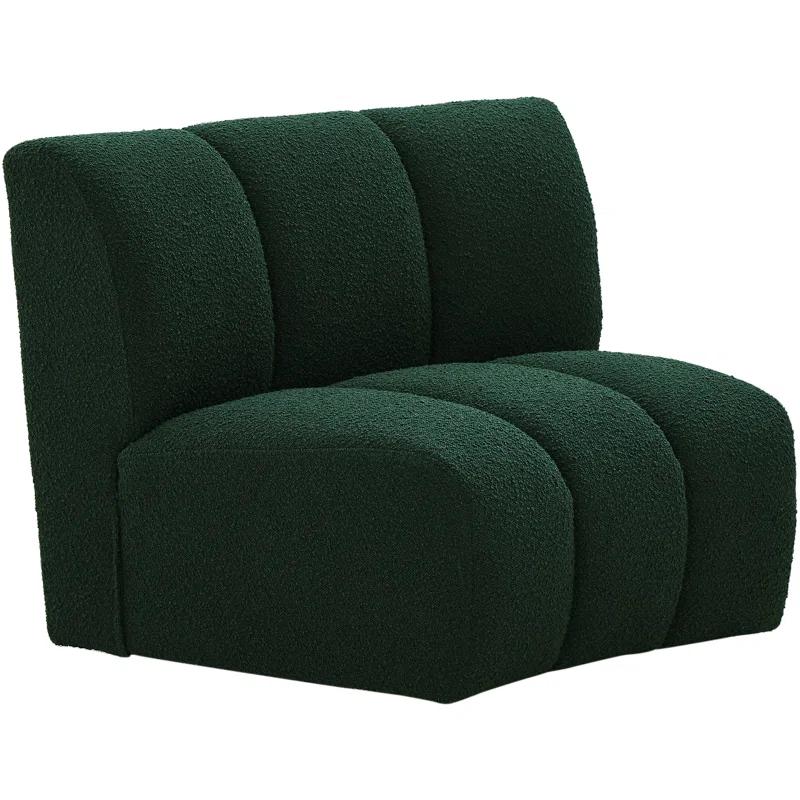 Everly Quinn Izen 43" W Boucle Fabric Modular Chair