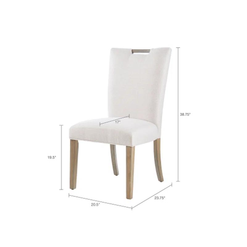 Wildon Home® Quinya 19.5'' H 100% Polyester Upholstered Side Chair (Set of 2)