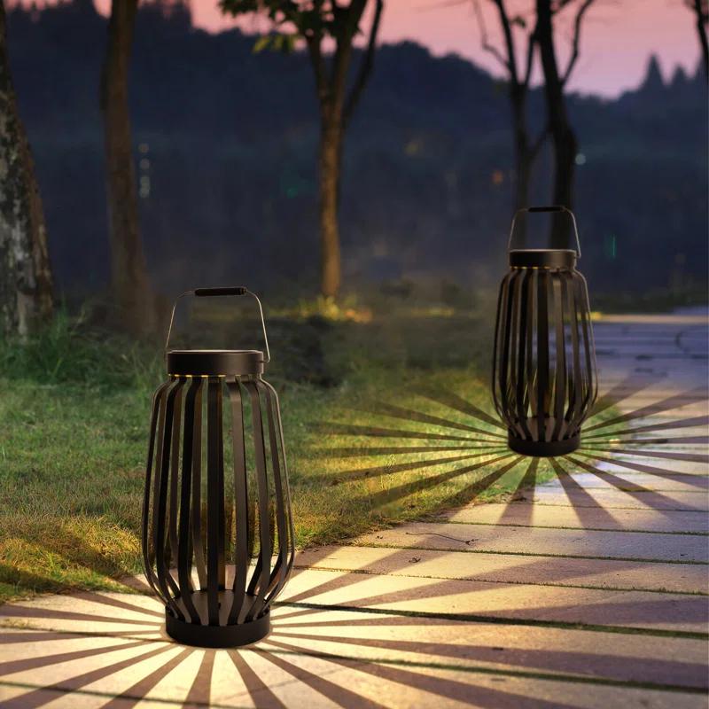VIVZONE 16.5'' Integrated LED Outdoor Floor Lamp