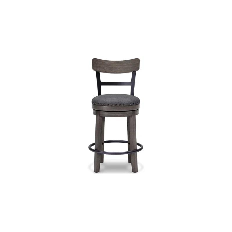Red Barrel Studio® Obdulio Swivel Upholstered Counter Stool