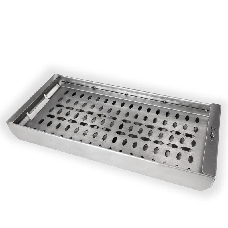 Prokan Prokan 6.83'' W x 14.7'' D Stainless Steel Charcoal Tray