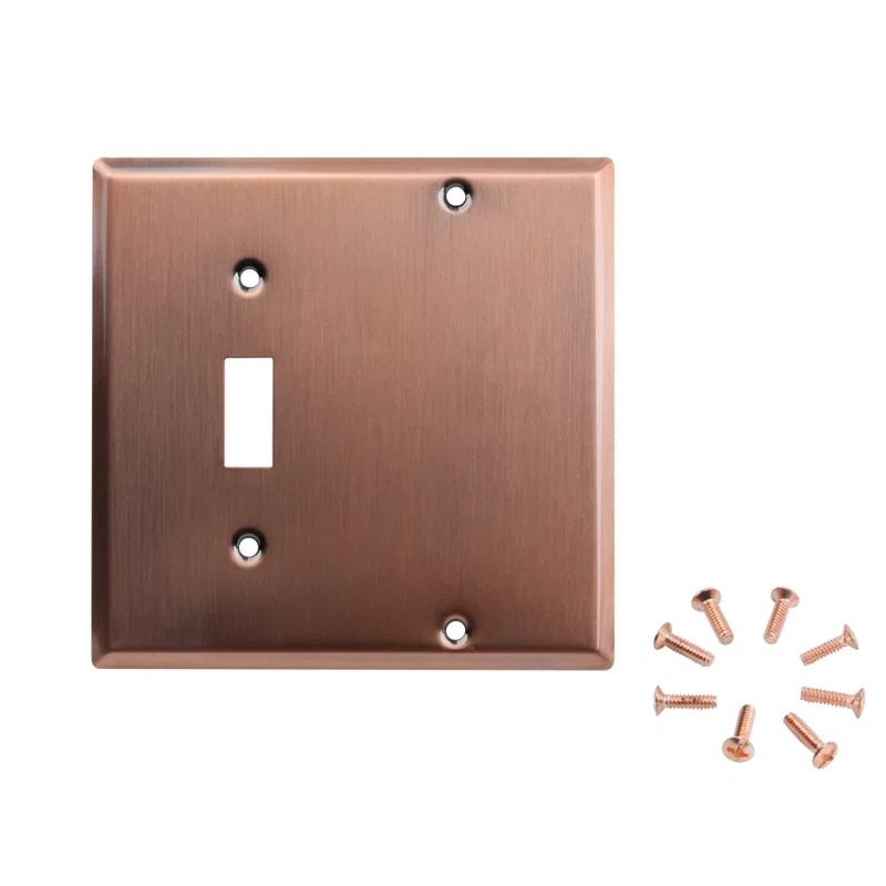 No Subject 1 - Gang Standard Combination Wall Plate