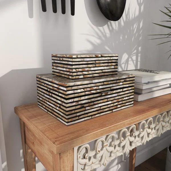 2 - Piece Handmade Decorative Box