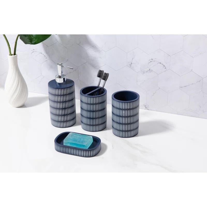 Bungalow Rose Tethys Bathroom Accessory Set (Set of 4)