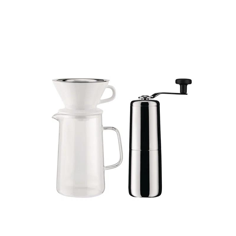 Alessi Slow Stainless Steel Manual Blade Coffee Grinder