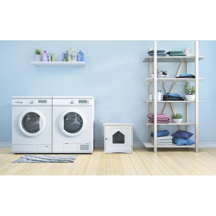 TRIXIE TRIXIE Small Cat Litter Box Enclosure Hide Litter Indoor Cat Home Cat Furniture Accent Table