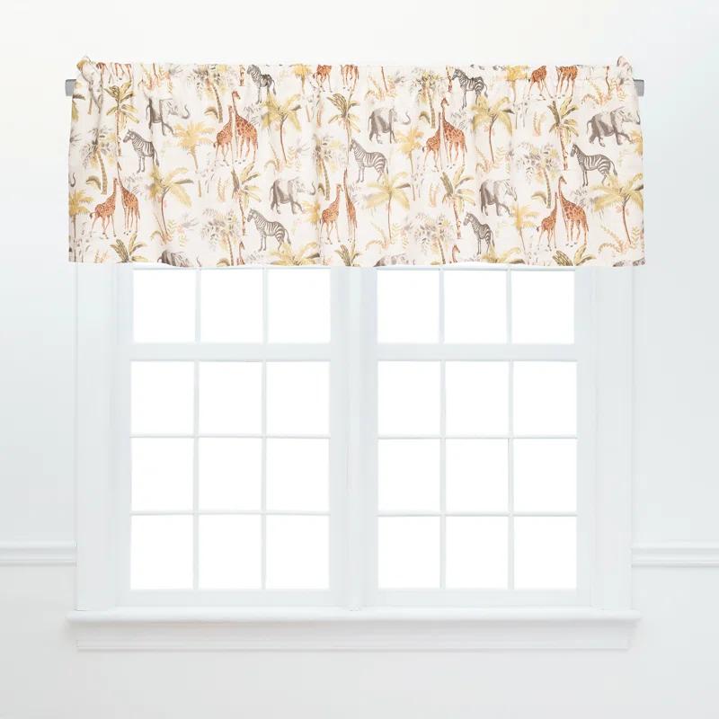 Nico Safari Multicolored Valance (Set of 2)