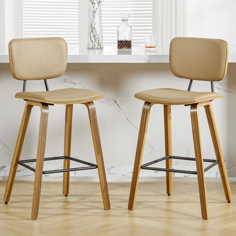 26" Upholstered Counter Height Bar Stools