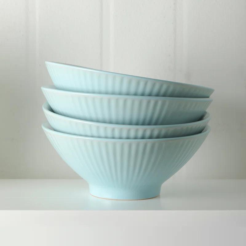 Lustra 16 Piece Stoneware Dinnerware Set - Service for 4