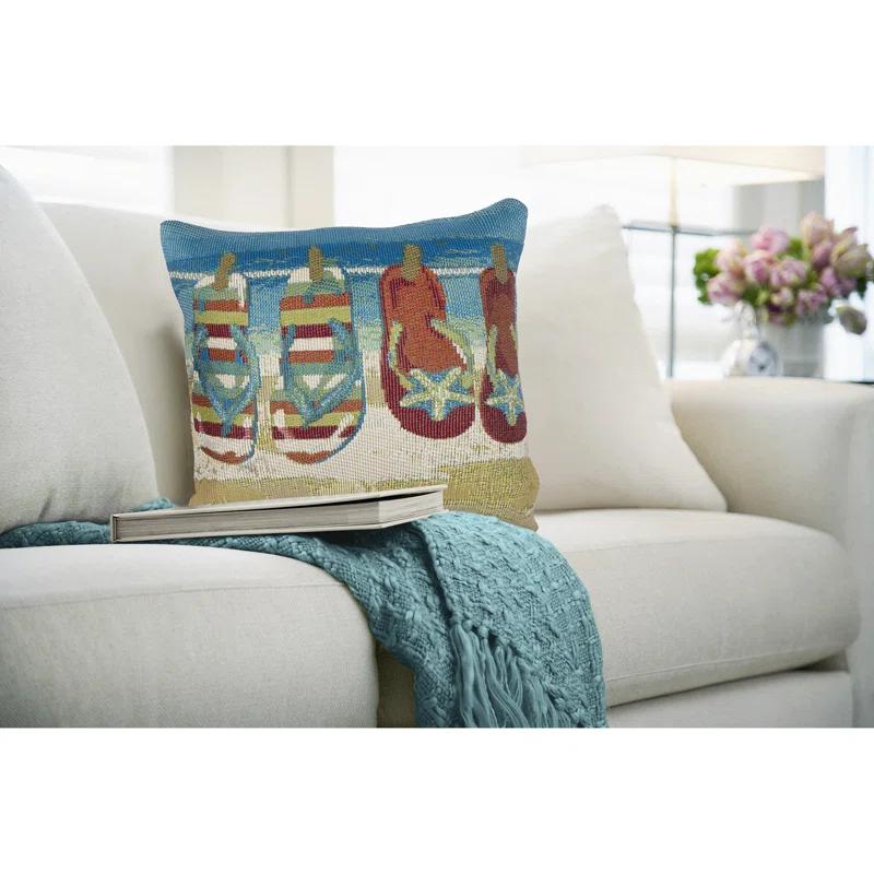 Liora Manne Marina No Decorative Addition Indoor/Outdoor Throw Pillow