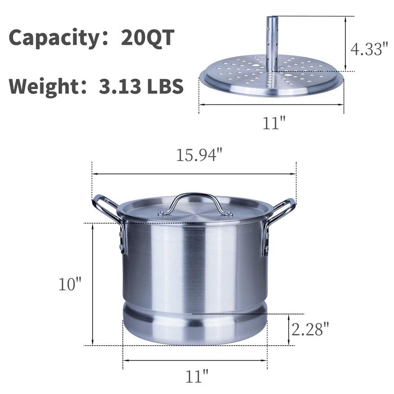 ARC ARC 32 Quarts Aluminum Stock Pot