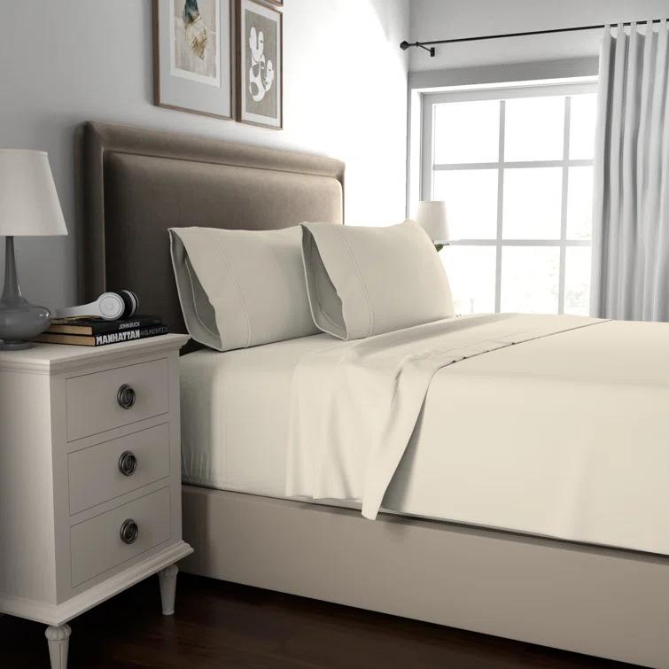 Color Sense Ultra-Soft & Silky 800TC Rich Cotton-Blend Wrinkle-Resistant Sheet Set
