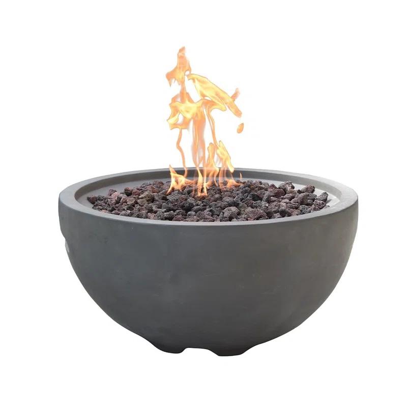 Modeno Nantucket 27" Liquid Propane Concrete Fire Bowl