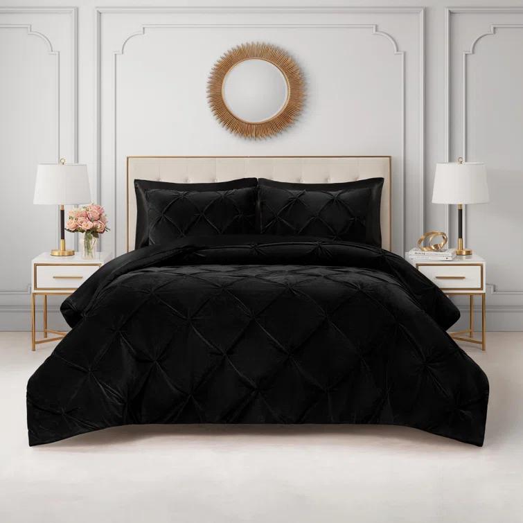 Juicy Couture Kiss Pleat Plush Micromink Comforter Sets & Reviews | Wayfair