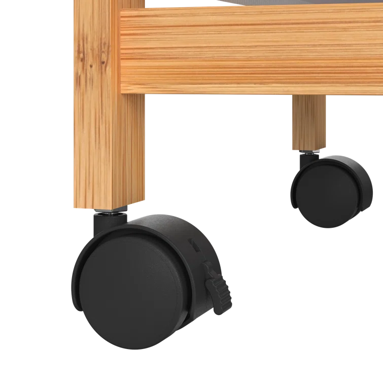 ClosetMaid ClosetMaid Bamboo Laundry Hamper Storage Cart