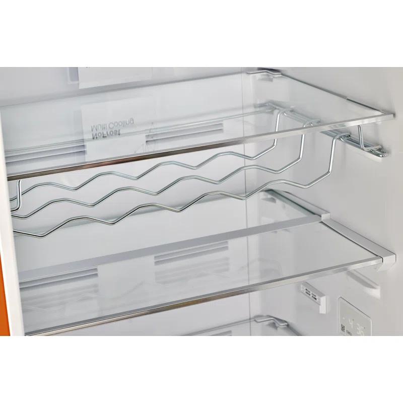 Unique Appliances Classic Retro 24 In 12 Cu.ft Bottom Mount Fridge Auto Defrost, Energy Star Certified, Counter Depth UGP-340L O AC