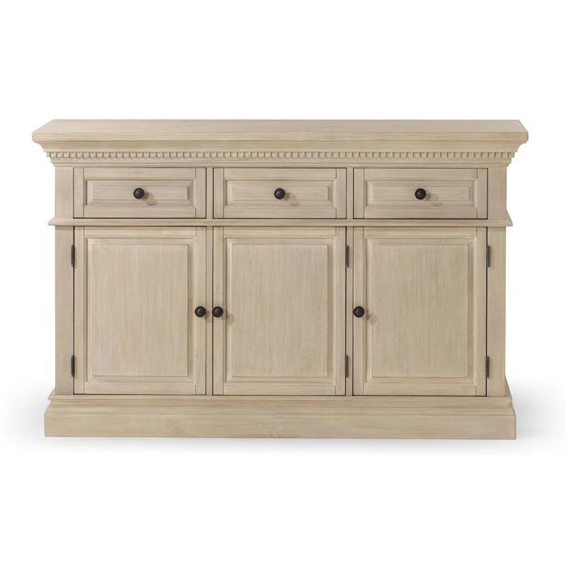 Maven Lane Theo Wooden Sideboard in Antiqued Finish