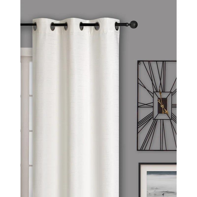 Safdie & Co. Inc. Polyester Room Darkening Curtain Pair (Set of 2)