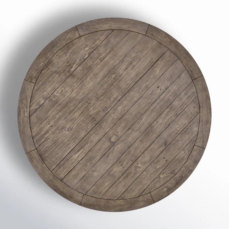Kinston Solid Wood Pedestal Dining Table