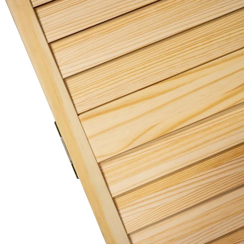 Kimberly Bay Louvered Wood Unfinished Plantation Bi-Fold Door & Reviews | Wayfair