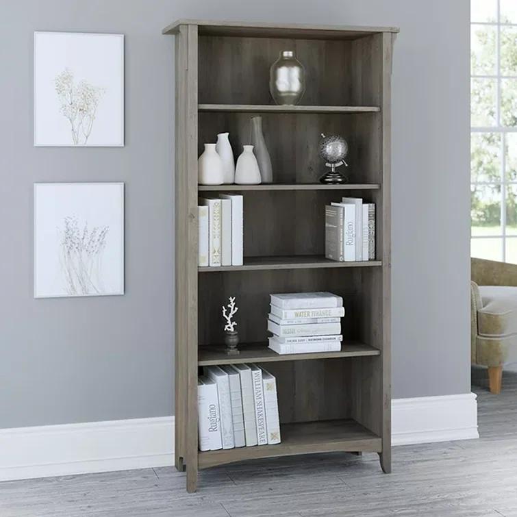 Red Barrel Studio® Khadesha 5 Shelf 63" Standard Bookcase