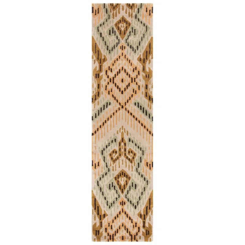 Dakota Fields Eaton Wyndham Hand Tufted Wool Geometric Rug