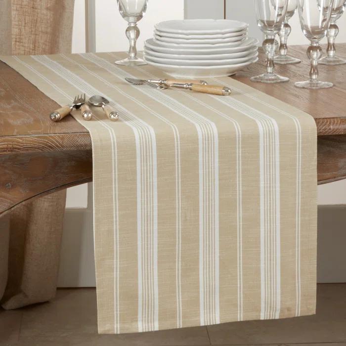 Gracie Oaks Calera Cotton Table Runner